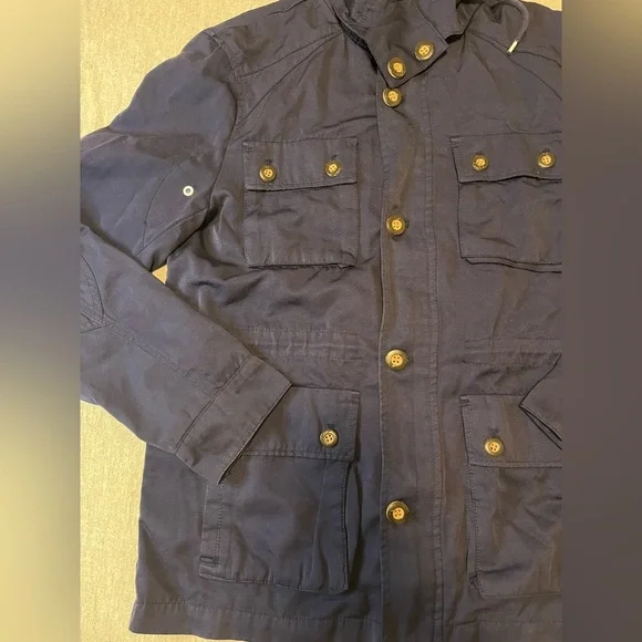 H&M Men’s Utility Jacket - Navy, Size S, Gently Used - Picture 3 of 12